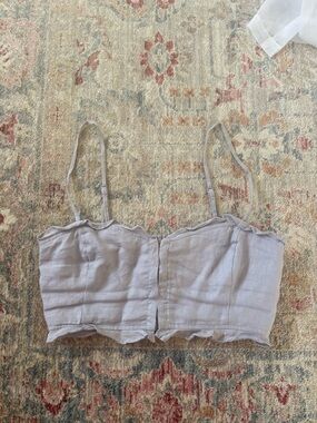 Aritzia Linen Top